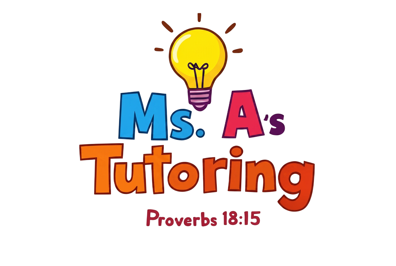 Ms. A's Tutoring banner